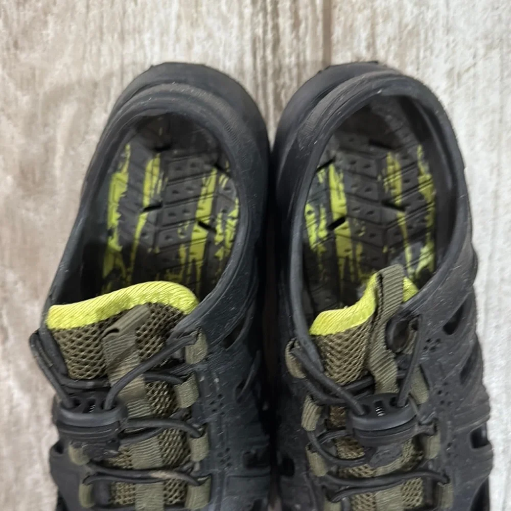 Kids Black and Green Sandals